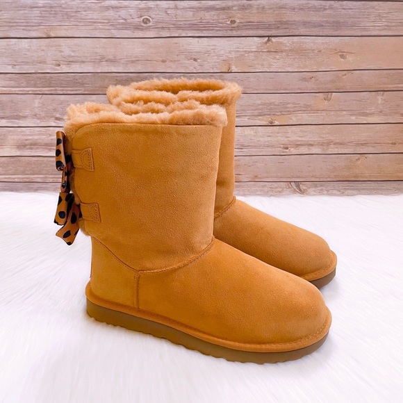 UGG Bailey Bow Retro Spots Boots - Picture 5 of 11